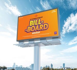Free-City-Outdoor-Advertising-Billboard-Mockup